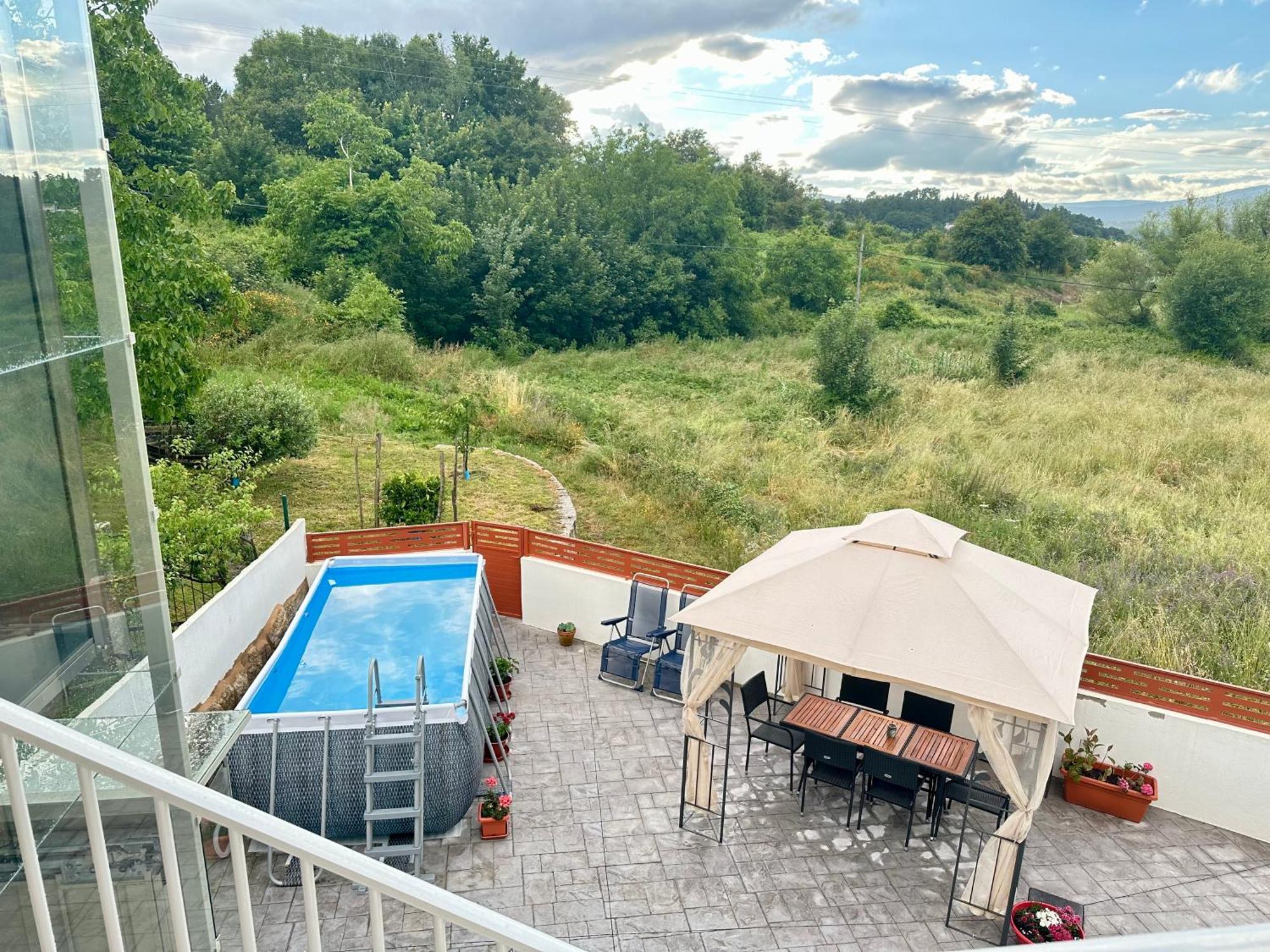 Villa Casa La Oveja Negra, Con Piscina Ourense Exterior foto